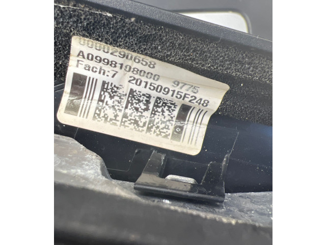 Zpětné zrcátko  Mercedes-Benz GLC X253 C253 2016  A0998108000, 0000290658  