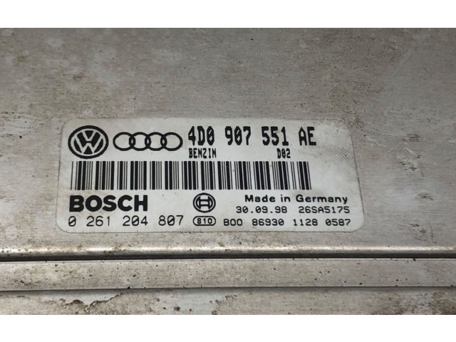 Блок управления двигателем ECU 4D0907551AE   Audi A6 Allroad C5
