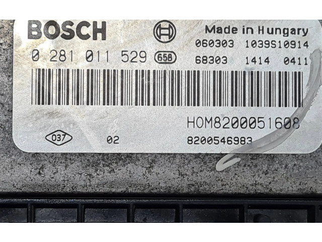 Řídící jednotka 0281011529, BOSCH   Renault Trafic I 1997