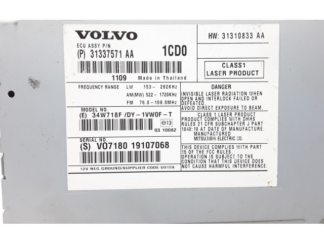 Vstřikovač 31337571, P31337571   Volvo V60     