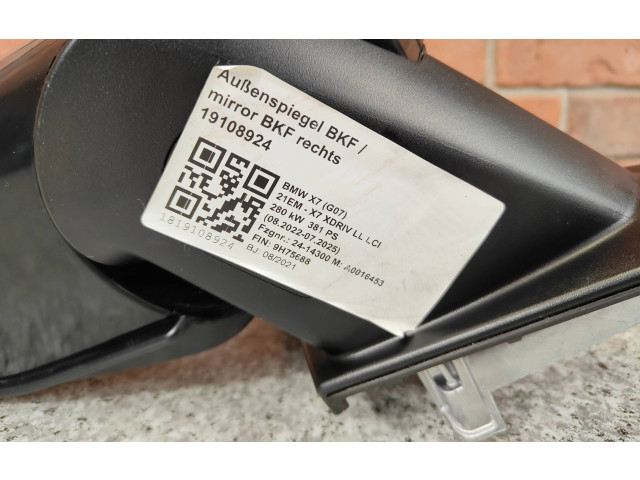 Zpětné zrcátko  BMW X7 G07 2023  5A497B2, 8496624  