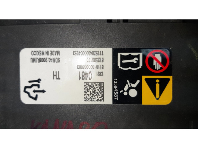 Блок подушек безопасности 13510481, 812586170   Chevrolet Camaro