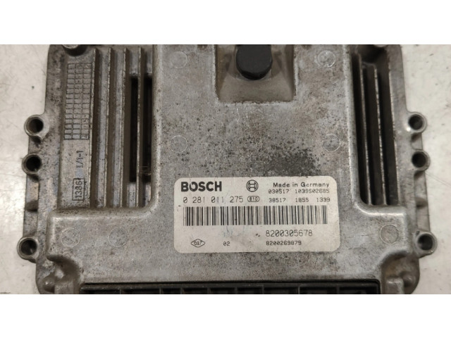 Řídící jednotka 8200305678, 0281011275   Renault Scenic II -  Grand scenic II 2004
