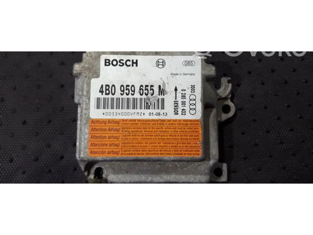 Блок подушек безопасности 4b0959655m, 0285001432   Audi A6 S6 C5 4B