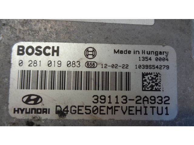 Řídící jednotka 391132A932, 0281019083   Hyundai i30 2014