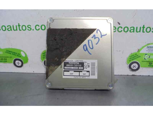 Řídící jednotka 8955120110, 2150001280   Toyota Carina T210 1997