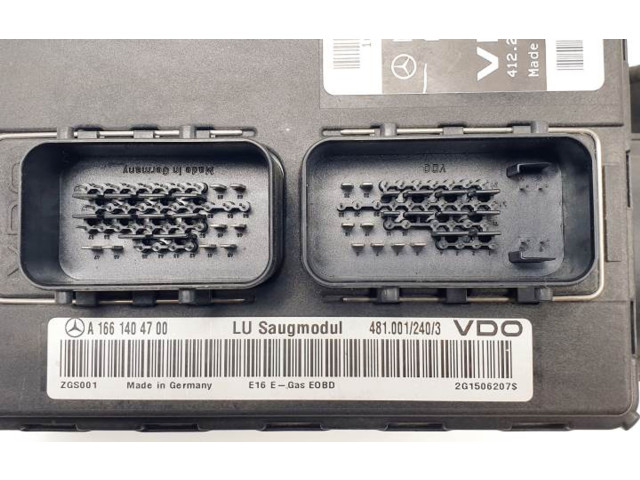 Řídící jednotka A1661500179   Mercedes-Benz A W168 1997