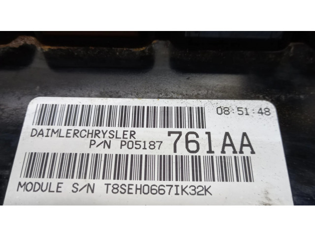 Блок управления двигателя T8SEH06671K32K, P05187761AA   Chrysler PT Cruiser