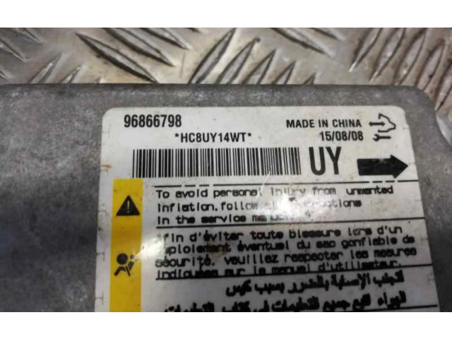 Рулевая рейка  Блок управления надувных подушек 96866798, CENTRALITAAIRBAG   Chevrolet Meriva 2002 - 2012 года