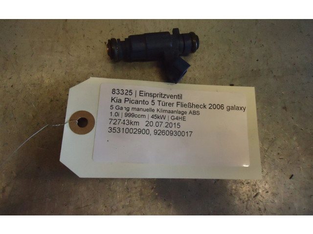 Vstřikovač 3531002900, 3531002900   KIA Picanto    G4HE 