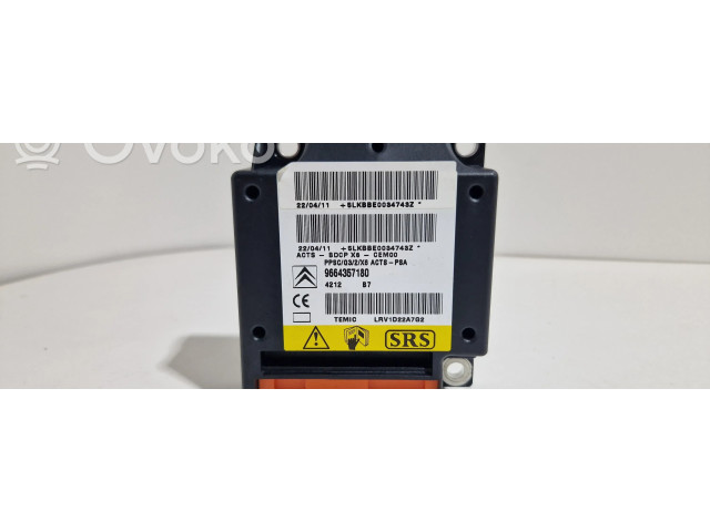 Блок подушек безопасности 9664357180   Citroen C6