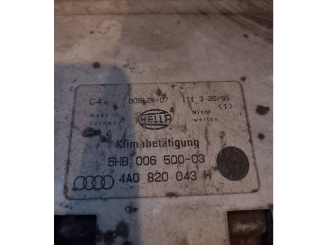 Блок управления климат-контролем 5HB00650003, 4A0820043H   Audi A6 S6 C4 4A