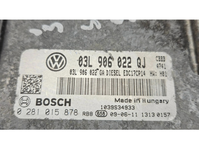 Řídící jednotka 03L906022QJ, 03L906022GA   Skoda Superb B6 (3T) 2010