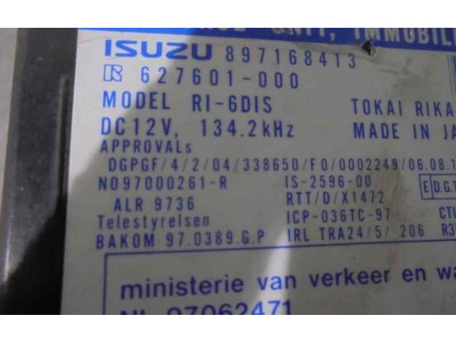 Řídící jednotka 897168413, 627601000   Opel Monterey 1998