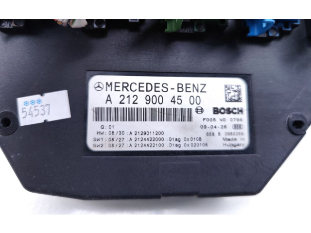   Pojistková skříňka A2129004500, A2124422000   Mercedes-Benz E AMG W212 2009