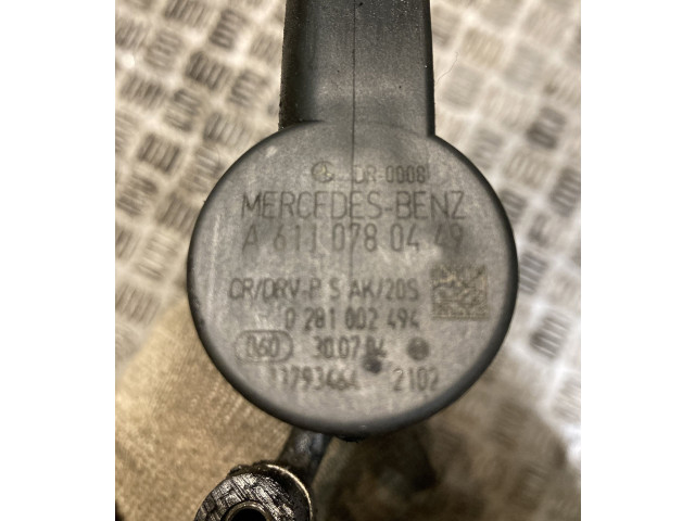 Vstřikovací lišta 6110780449, A6110780449   Mercedes-Benz A W169    OM 640.940 