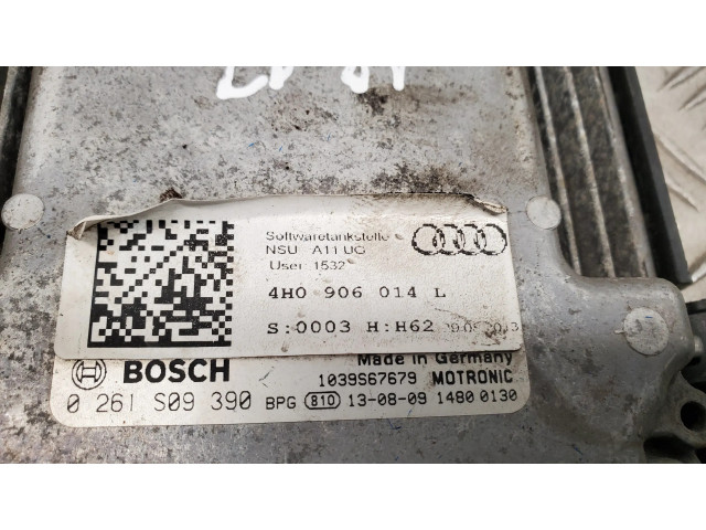 Блок управления двигателя 4H0906014L   Audi A8 S8 D4 4H