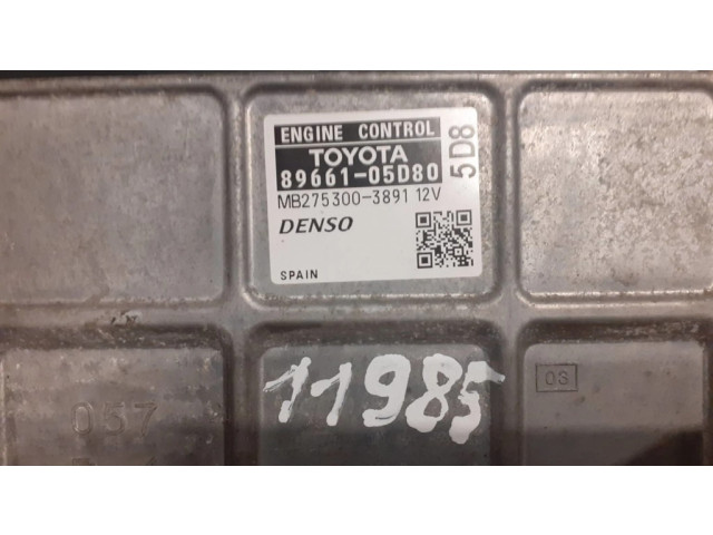 Řídící jednotka 8966105D80, MB2753003891   Toyota Avensis T270 2009