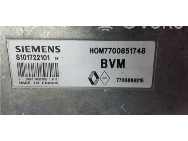 Блок управления 7700851748, 101722101   Renault Safrane