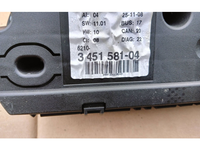 Панель приборов 3451581, 25811510   BMW X3 E83       