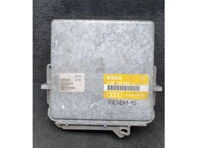 Řídící jednotka 443907401BA, 0281001092   Audi 100 S4 C4 1994