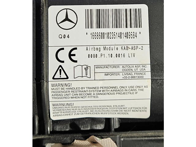 Подушка безопасности для колен 1668600102, A1668600102   Mercedes-Benz GL X166