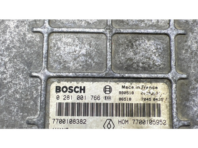 Řídící jednotka 7700108382, 7700105952   Renault 19 1992