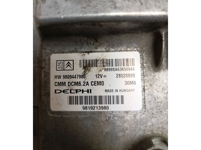 Řídící jednotka 9809447980, 28528899   Peugeot Expert 2017
