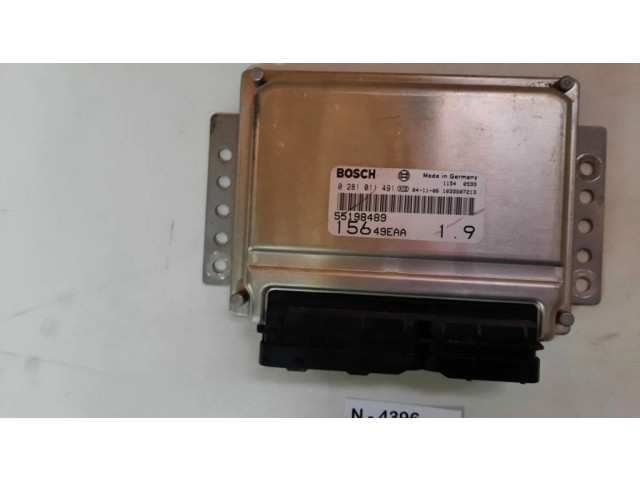 Блок управления двигателя 0281011491   Alfa Romeo 156