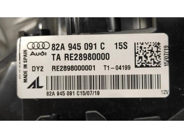 Задний фонарь  82A945091C, RE28980000    Audi A1   2018- года