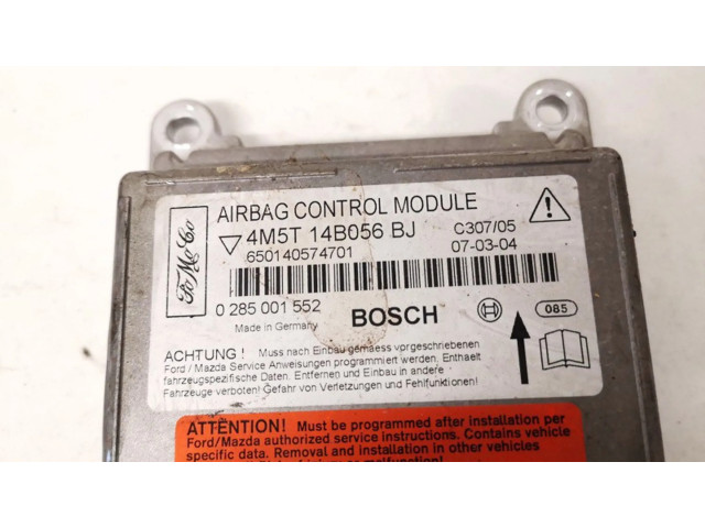 Блок подушек безопасности 4m5t14b056bj, 0285001552   Ford Focus