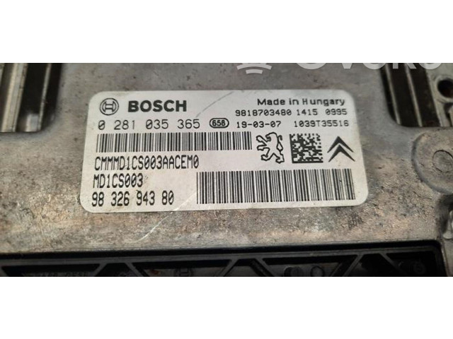Řídící jednotka 9832694380   Peugeot 2008 I 2019