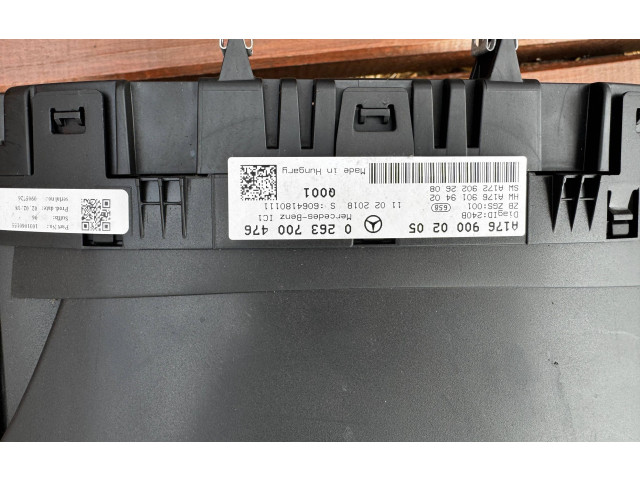 Přístrojová deska  Mercedes-Benz A W176 2014 A1769000205, 0263700476  