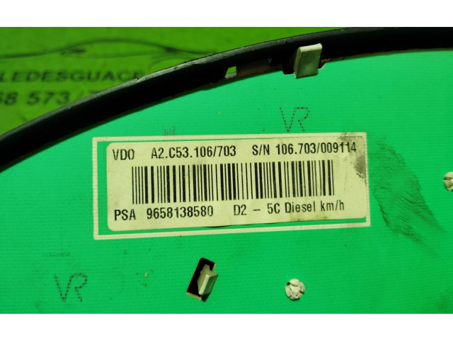 Přístrojová deska  Peugeot 207 CC 2005 9658138580  