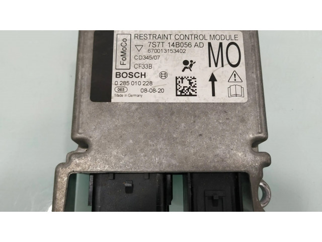 Блок подушек безопасности 7S7T14B056AD, 0285010228   Ford Mondeo MK IV