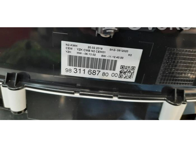 Přístrojová deska  Peugeot Expert 2019 9831168780  