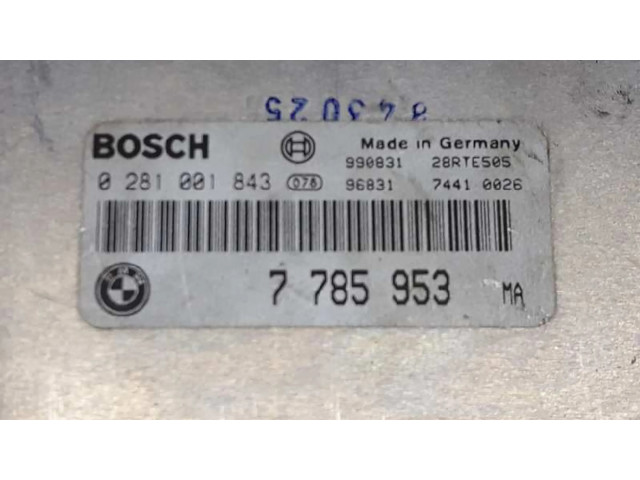 Řídící jednotka 13617785953, 0281001843   BMW 7 E38 1998