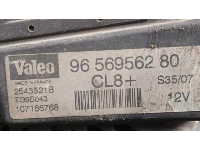 Генератор TG9B043-9656956280, 90AH-VALEO   Citroen C3 Pluriel 1.4     