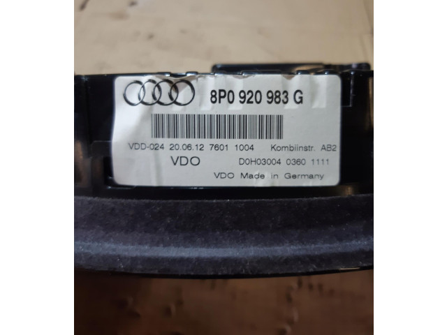 Přístrojová deska  Audi A3 S3 8P 2008   
