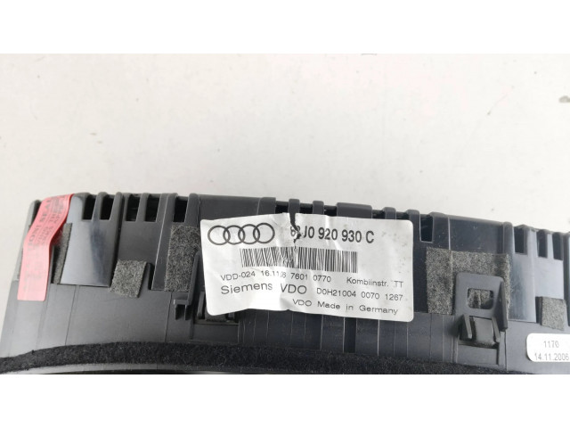 Панель приборов 8J0920930C   Audi TT TTS Mk2       