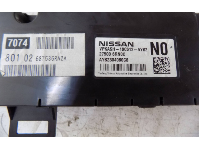 Блок управления климат-контролем 27500-6RN0C, 27500-6RN0C   Nissan X-Trail T33