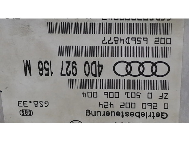 Блок управления коробкой передач 4D0927156M, 0260002424   Audi A8 S8 D2 4D