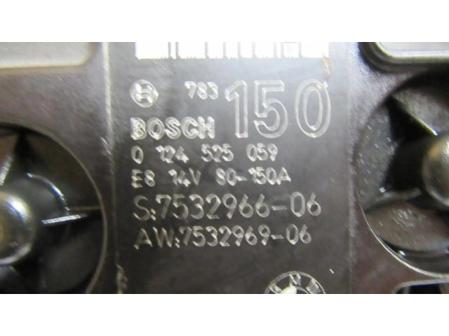 Генератор 7532966, 0124525059   BMW Z4 E85 E86 2.0     