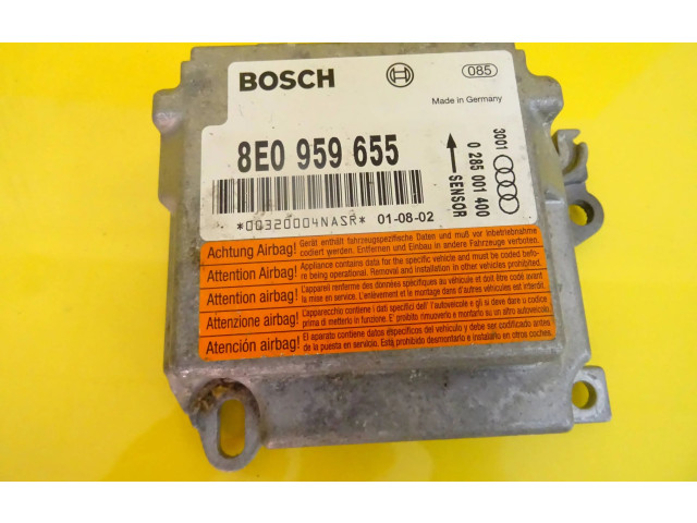Блок управления надувных подушек 8E0959655   Audi A4 S4 B6 8E 8H