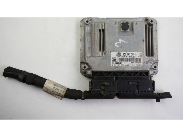 Блок управления двигателя 03C907309Q, 0261S07732   Volkswagen Touran II