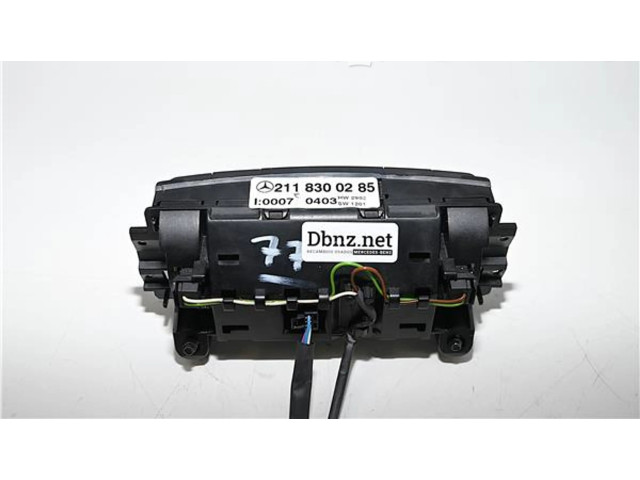 Блок управления климат-контролем A2118300285, A2118300285   Mercedes-Benz E AMG W211