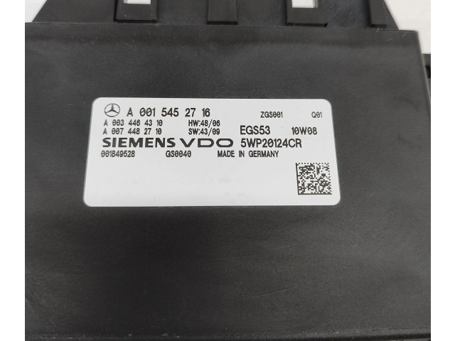 Блок управления коробкой передач A0015452716, A0034464310   Mercedes-Benz E C207 W207