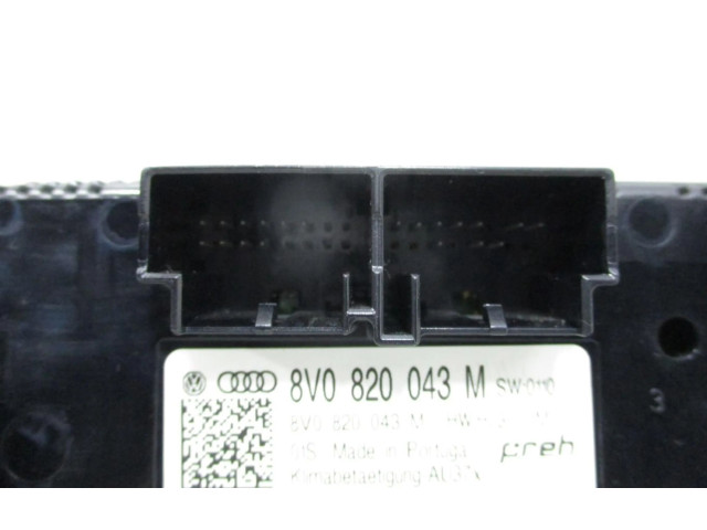 Блок управления климат-контролем 8V0820043M   Audi A3 S3 A3 Sportback 8P