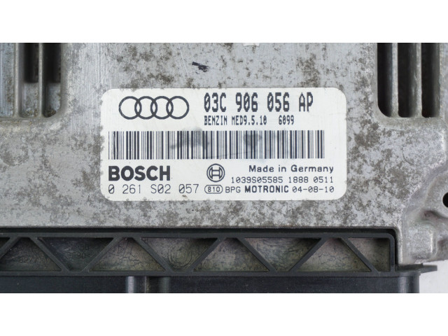 Řídící jednotka 03C906056AP, 0261S02057   Audi A3 S3 8P 2004