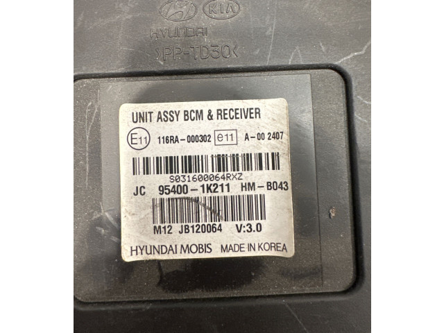 Блок комфорта 116RA000302, 954001K211   Hyundai ix20   